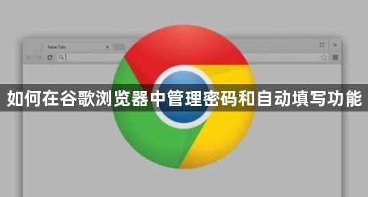 如何在谷歌浏览器中管理密码和自动填写功能1