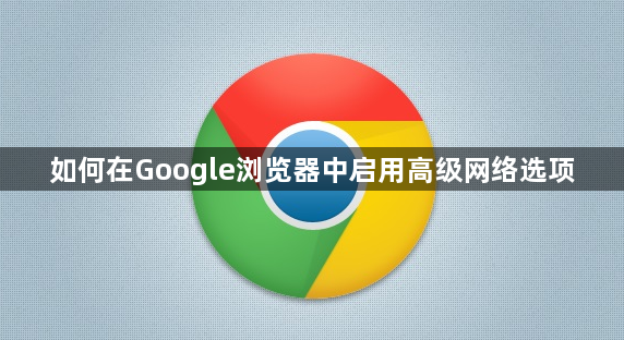 如何在Google浏览器中启用高级网络选项1