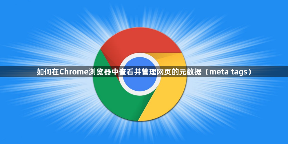 如何在Chrome浏览器中查看并管理网页的元数据(meta tags)1
