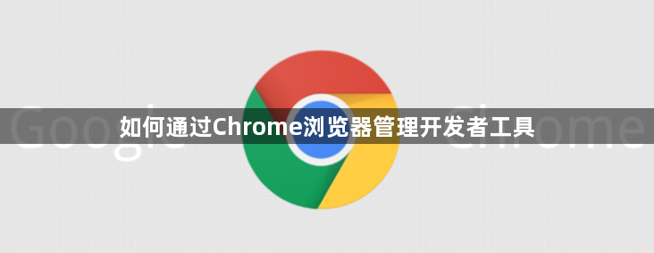 如何通过Chrome浏览器管理开发者工具1