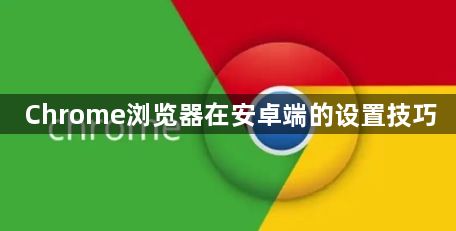 Chrome浏览器在安卓端的设置技巧1