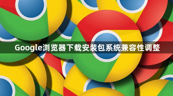 Google浏览器下载安装包系统兼容性调整1