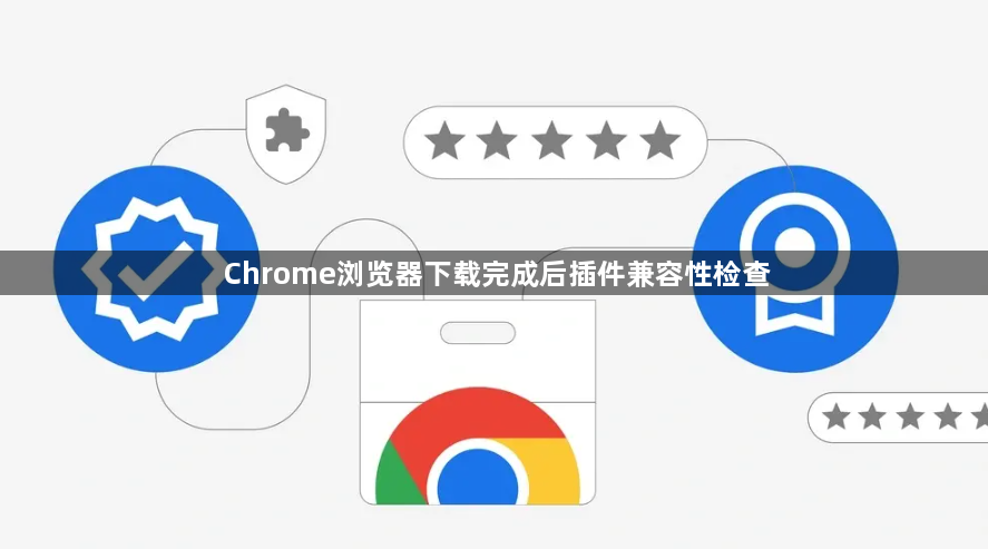 Chrome浏览器下载完成后插件兼容性检查1