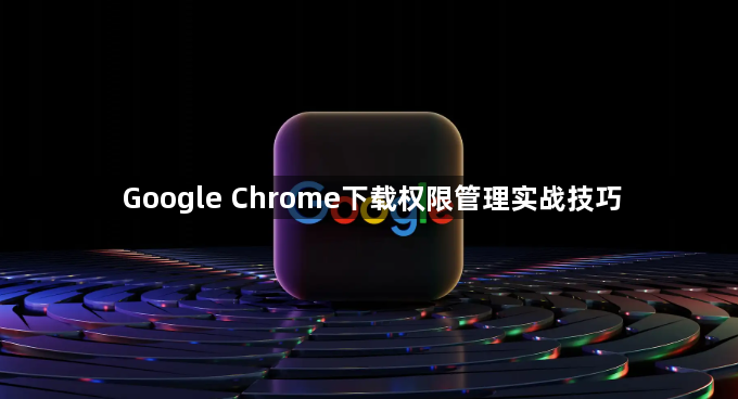 Google Chrome下载权限管理实战技巧1