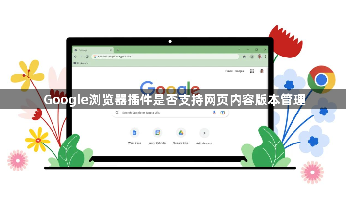 Google浏览器插件是否支持网页内容版本管理1