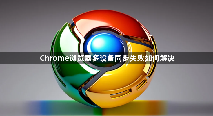 Chrome浏览器多设备同步失败如何解决1