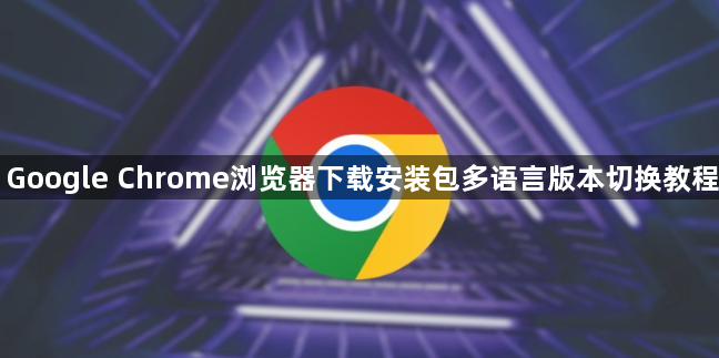 Google Chrome浏览器下载安装包多语言版本切换教程1