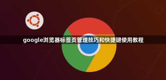 google浏览器标签页管理技巧和快捷键使用教程1
