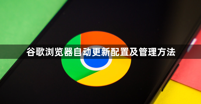 谷歌浏览器自动更新配置及管理方法1