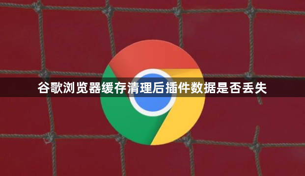 谷歌浏览器缓存清理后插件数据是否丢失1
