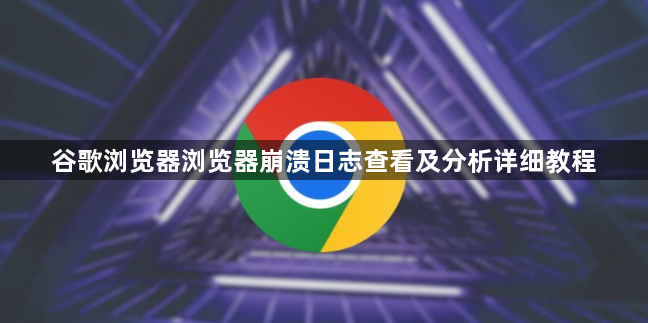 谷歌浏览器浏览器崩溃日志查看及分析详细教程1