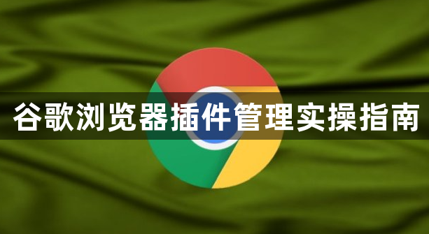 谷歌浏览器插件管理实操指南1