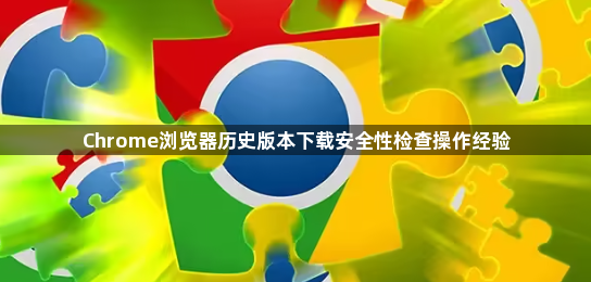 Chrome浏览器历史版本下载安全性检查操作经验1