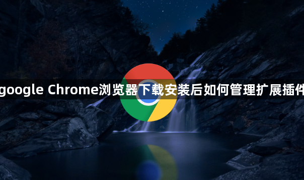 google Chrome浏览器下载安装后如何管理扩展插件1
