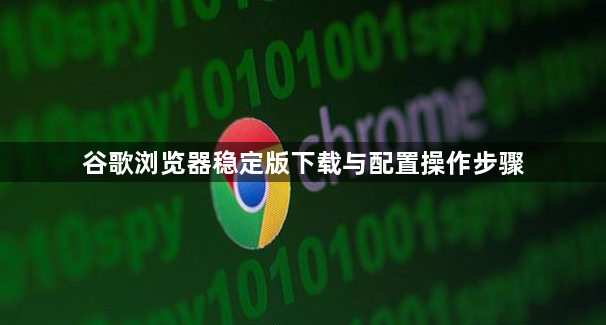 谷歌浏览器稳定版下载与配置操作步骤1