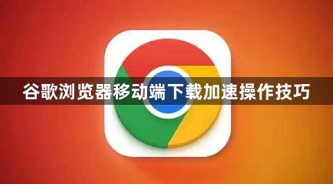 谷歌浏览器移动端下载加速操作技巧1