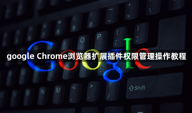 google Chrome浏览器扩展插件权限管理操作教程1