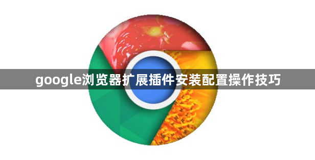 google浏览器扩展插件安装配置操作技巧1