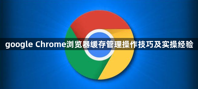 google Chrome浏览器缓存管理操作技巧及实操经验1