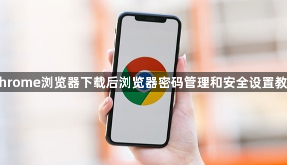 Chrome浏览器下载后浏览器密码管理和安全设置教程1
