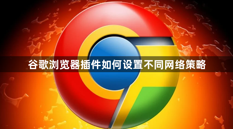 谷歌浏览器插件如何设置不同网络策略1
