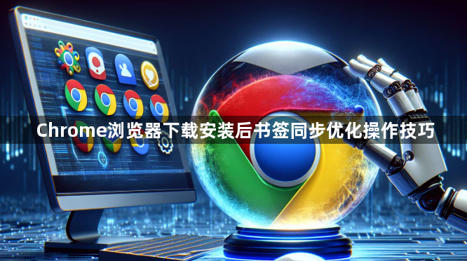 Chrome浏览器下载安装后书签同步优化操作技巧1