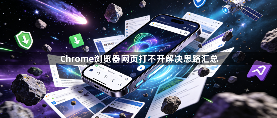 Chrome浏览器网页打不开解决思路汇总1