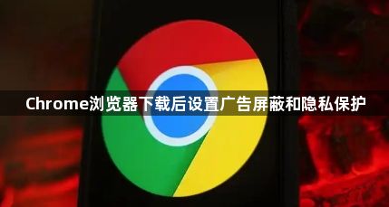 Chrome浏览器下载后设置广告屏蔽和隐私保护1
