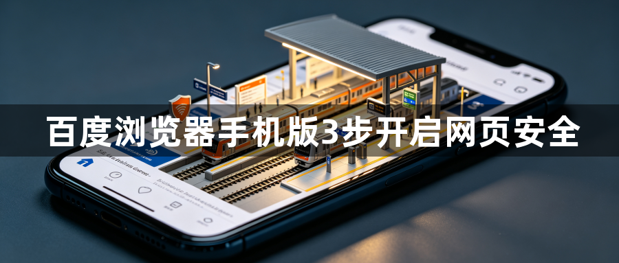 百度浏览器手机版3步开启网页安全1