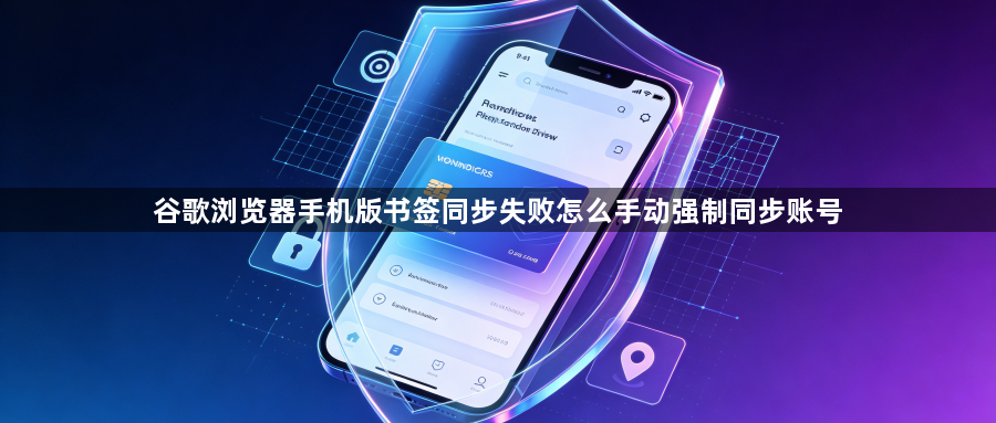 谷歌浏览器手机版书签同步失败怎么手动强制同步账号1