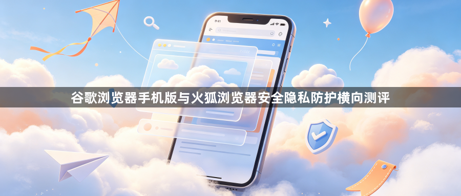 谷歌浏览器手机版与火狐浏览器安全隐私防护横向测评1