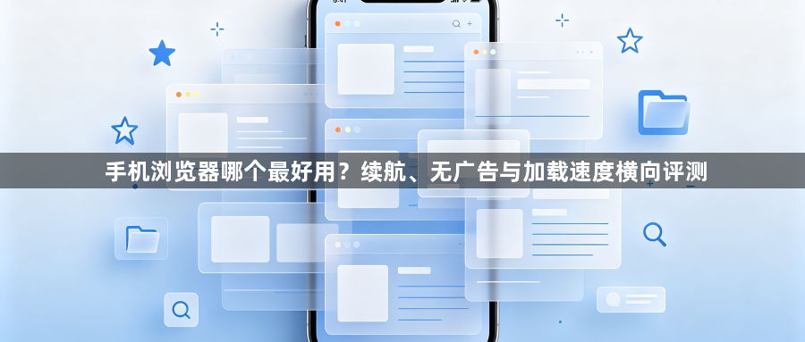 手机浏览器哪个最好用？续航、无广告与加载速度横向评测1