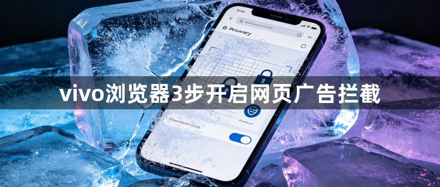vivo浏览器3步开启网页广告拦截1