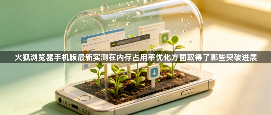 火狐浏览器手机版最新实测在内存占用率优化方面取得了哪些突破进展1