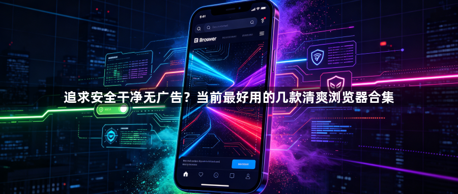 追求安全干净无广告？当前最好用的几款清爽浏览器合集1