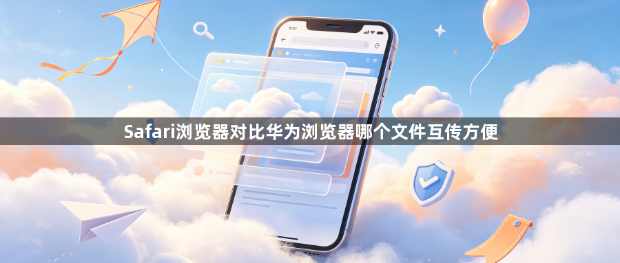 Safari浏览器对比华为浏览器哪个文件互传方便1
