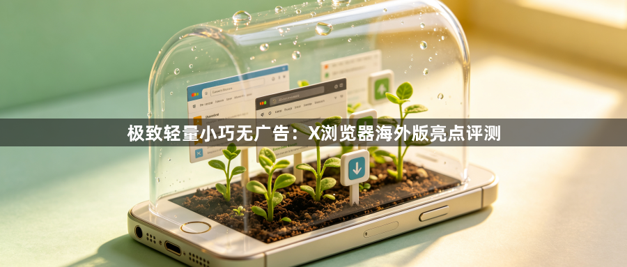 极致轻量小巧无广告：X浏览器海外版亮点评测1