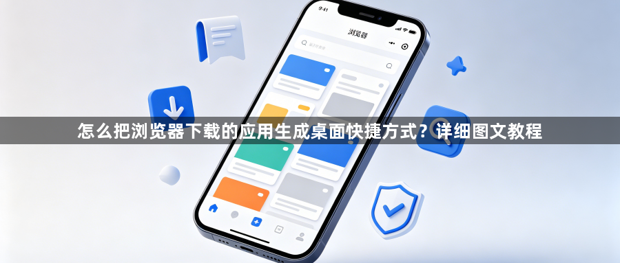 怎么把浏览器下载的应用生成桌面快捷方式?详细图文教程1