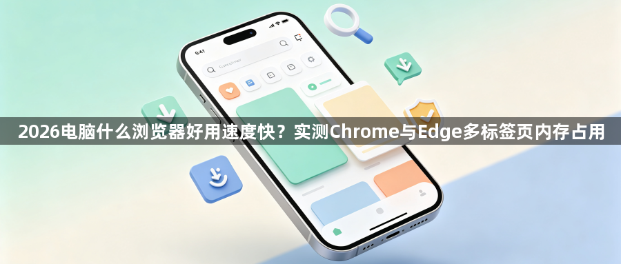 2026电脑什么浏览器好用速度快？实测Chrome与Edge多标签页内存占用1