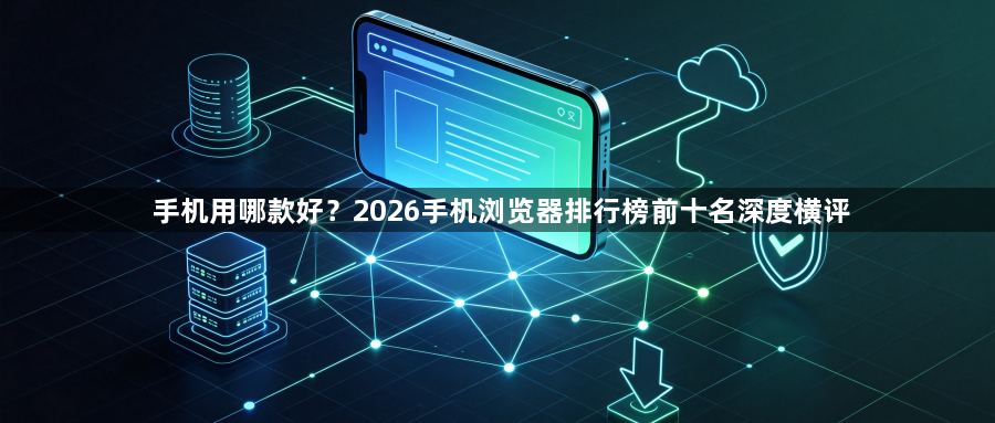 手机用哪款好？2026手机浏览器排行榜前十名深度横评1