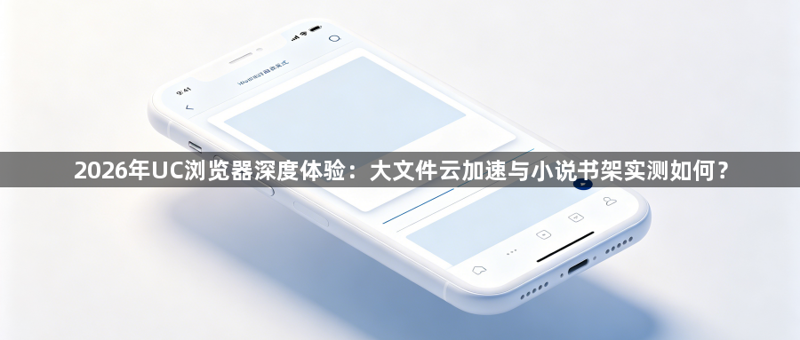 2026年UC浏览器深度体验：大文件云加速与小说书架实测如何？1