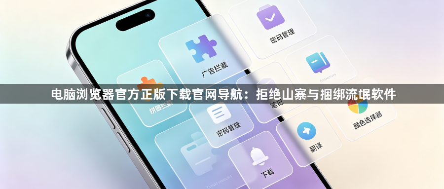 电脑浏览器官方正版下载官网导航：拒绝山寨与捆绑流氓软件1