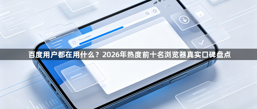百度用户都在用什么？2026年热度前十名浏览器真实口碑盘点1