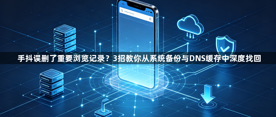 手抖误删了重要浏览记录?3招教你从系统备份与DNS缓存中深度找回1
