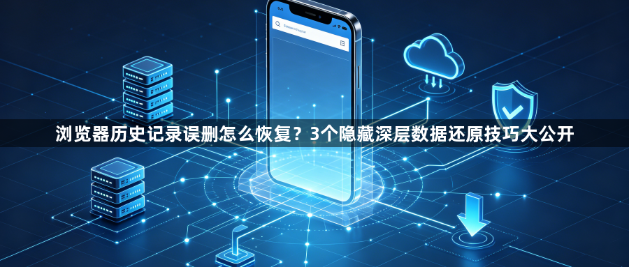 浏览器历史记录误删怎么恢复？3个隐藏深层数据还原技巧大公开1