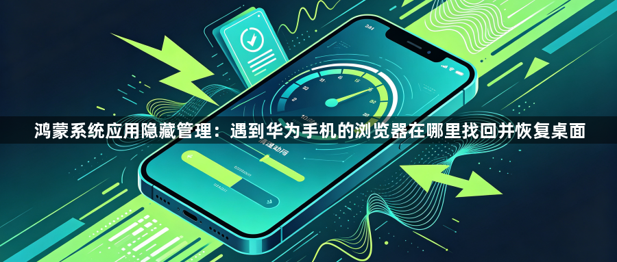 鸿蒙系统应用隐藏管理：遇到华为手机的浏览器在哪里找回并恢复桌面1