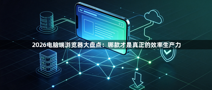 2026电脑端浏览器大盘点：哪款才是真正的效率生产力1