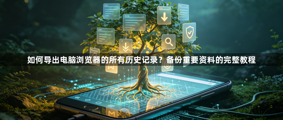 如何导出电脑浏览器的所有历史记录？备份重要资料的完整教程1