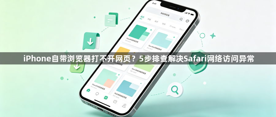 iPhone自带浏览器打不开网页？5步排查解决Safari网络访问异常1
