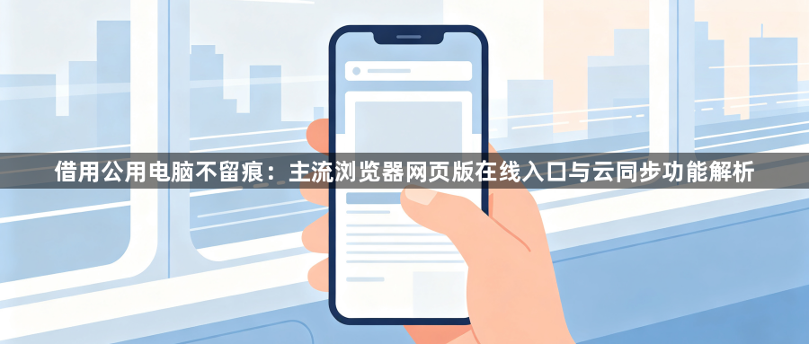 借用公用电脑不留痕：主流浏览器网页版在线入口与云同步功能解析1